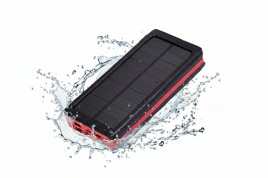 Baterie Externă Solară 30000 mAh - Power Bank Portabil